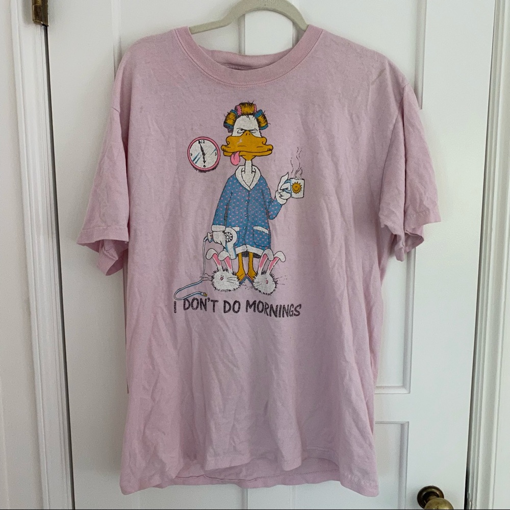 I Don’t Do Mornings Vintage Tee